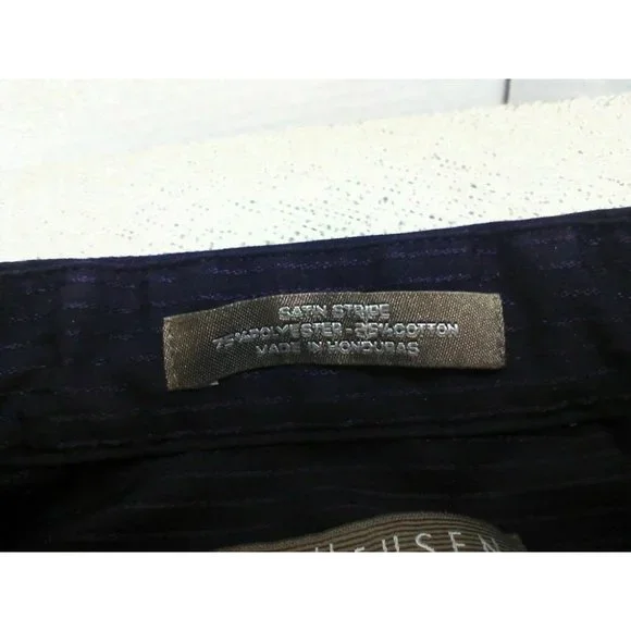 Van Heusen Men's Shirt Casual/Dress Long Sleeve Poly/Cotton Purple 15.5 (34/35) - Picture 5 of 16